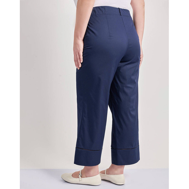 Product PARABITA Παντελόνι cropped καμπαρντίνα  με τρέσα base image