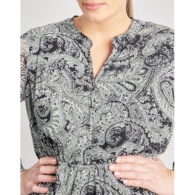 Product PARABITA Μίνι φόρεμα chiffon εμπριμέ λαχούρι base image