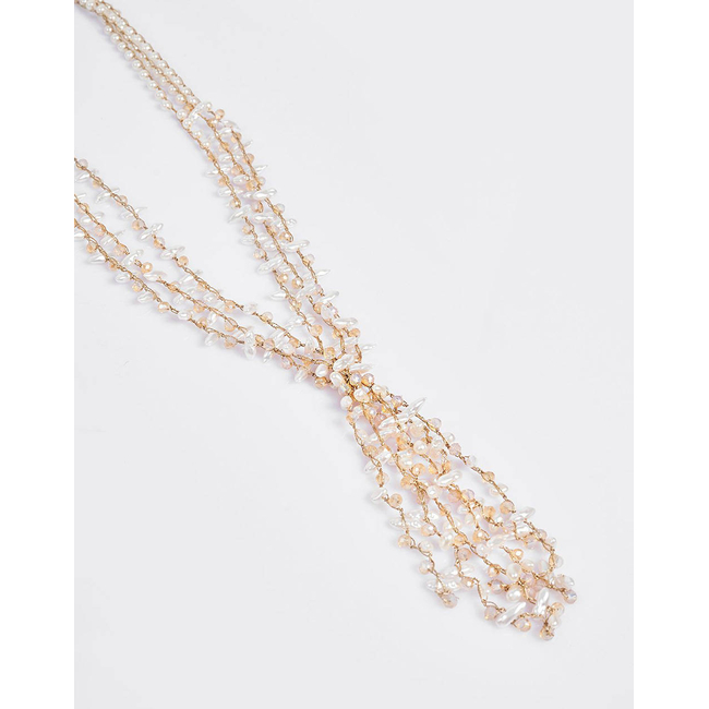 Product PARABITA Triple row bead necklace base image