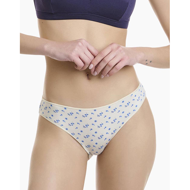 Product WALK WOMEN'S BAMBOO SLIP WITH FLORAL PATTERN 2PCS base image