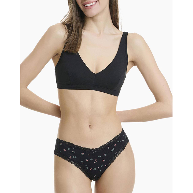 Product WALK WOMEN'S BRAZILIAN LACE/BAMBOO WITH CROC PATTERN 2PCS base image