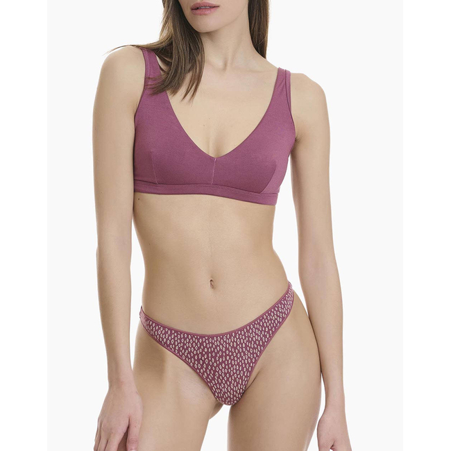 Product WALK WOMEN'S THONG BAMBOO WITH FIGS PATTERN 2PCS base image