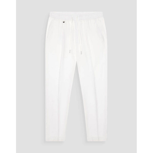 Product ANTONY MORATO MMTR00748FA800126 MIN OF 6 TROUSERS NEIL REGULAR FIT IN TWILL LINEN VISCOSE BLEND FABRIC MEN'S TROUSERS base image