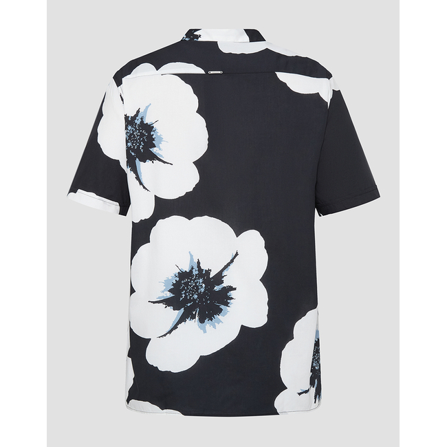 Product ANTONY MORATO MMSS00171FA430630 MIN OF 6 SHIRT HONOLULU REGULAR STRAIGHT FIT IN PRINTED COTTON VISCOSE BLEND FABRIC WITH LOGOED METAL BADGE ΜΠΛΟΥΖΑ ΑΝΔΡΙΚΟ base image