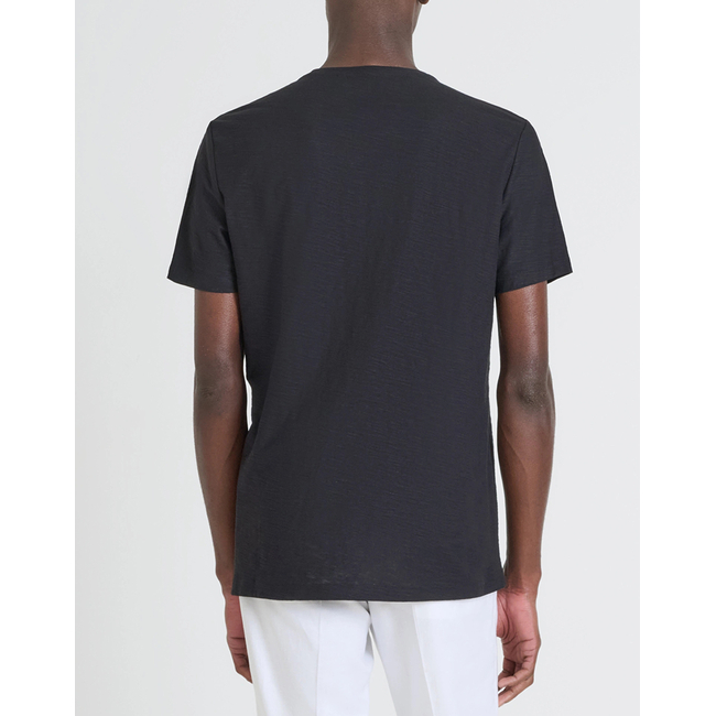 Product ANTONY MORATO MMKS02483FA100246 MIN OF 6 T-SHIRT REGULAR FIT IN SLUB COTTON FABRIC WITH EMBROIDERY LOGO ON FRONT ΜΠΛΟΥΖΑ ΑΝΔΡΙΚΟ base image