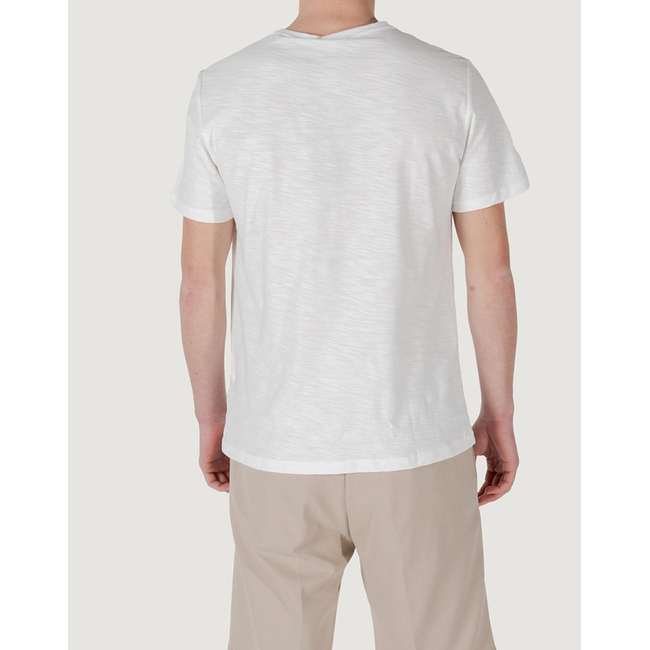 Product ANTONY MORATO MMKS02483FA100246 MIN OF 6 T-SHIRT REGULAR FIT IN SLUB COTTON FABRIC WITH EMBROIDERY LOGO ON FRONT MEN'S T-SHIRT base image