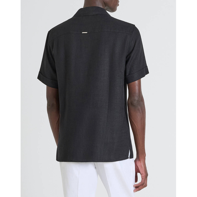 Product ANTONY MORATO MMSS00189FA400099 MIN OF 6 SHIRT HONOLULU RELAXED STRAIGHT FIT IN SOFT TOUCH VISCOSE LINEN BLEND FABRIC ΜΠΛΟΥΖΑ ΑΝΔΡΙΚΟ base image