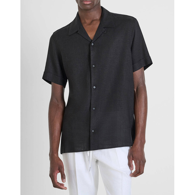 Product ANTONY MORATO MMSS00189FA400099 MIN OF 6 SHIRT HONOLULU RELAXED STRAIGHT FIT IN SOFT TOUCH VISCOSE LINEN BLEND FABRIC ΜΠΛΟΥΖΑ ΑΝΔΡΙΚΟ base image