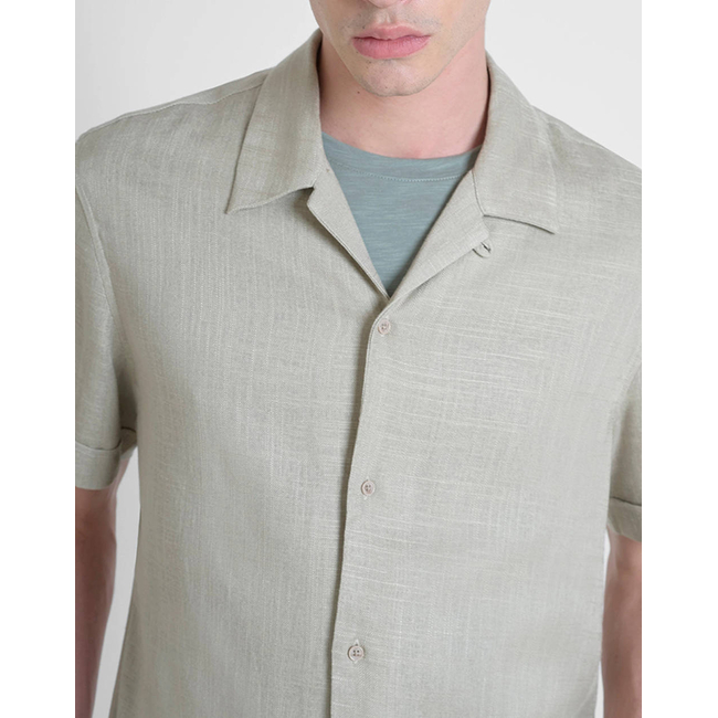 Product ANTONY MORATO MMSS00189FA400099 MIN OF 6 SHIRT HONOLULU RELAXED STRAIGHT FIT IN SOFT TOUCH VISCOSE LINEN BLEND FABRIC ΜΠΛΟΥΖΑ ΑΝΔΡΙΚΟ base image