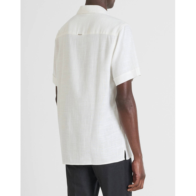 Product ANTONY MORATO MMSS00189FA400099 MIN OF 6 SHIRT HONOLULU RELAXED STRAIGHT FIT IN SOFT TOUCH VISCOSE LINEN BLEND FABRIC ΜΠΛΟΥΖΑ ΑΝΔΡΙΚΟ base image