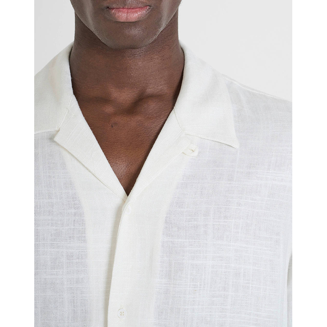Product ANTONY MORATO MMSS00189FA400099 MIN OF 6 SHIRT HONOLULU RELAXED STRAIGHT FIT IN SOFT TOUCH VISCOSE LINEN BLEND FABRIC ΜΠΛΟΥΖΑ ΑΝΔΡΙΚΟ base image