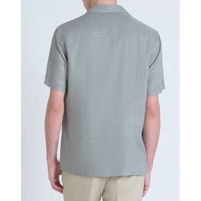 Product ANTONY MORATO MMSS00189FA400099 MIN OF 6 SHIRT HONOLULU RELAXED STRAIGHT FIT IN SOFT TOUCH VISCOSE LINEN BLEND FABRIC ΜΠΛΟΥΖΑ ΑΝΔΡΙΚΟ base image