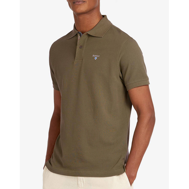 Product BARBOUR TARTAN PIQUE POLO SHIRT base image