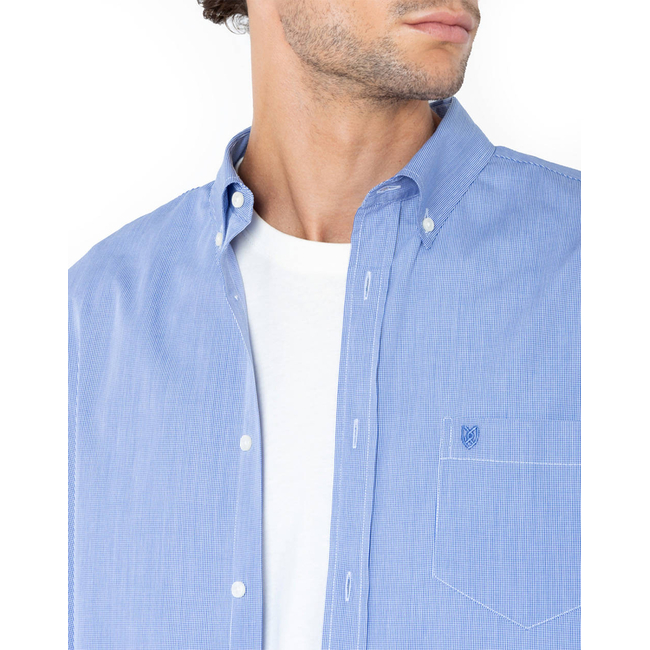 Product THE BOSTONIANS  ΠΟΥΚΑΜΙΣΟ CHESTER ΠΟΠΛΙΝΑ REGULAR FIT MiniCheck POPLIN Button-down Regular Fit base image