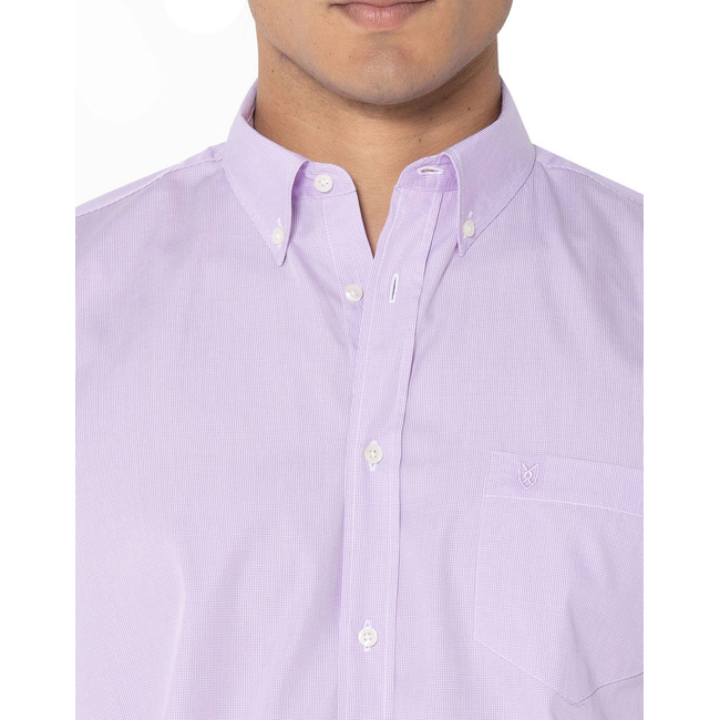 Product THE BOSTONIANS  ΠΟΥΚΑΜΙΣΟ CHESTER ΠΟΠΛΙΝΑ REGULAR FIT MiniCheck POPLIN Button-down Regular Fit base image