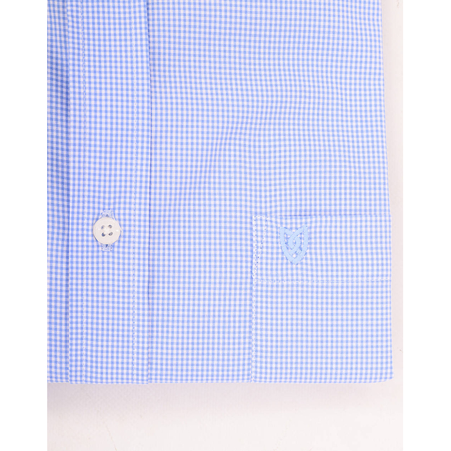 Product THE BOSTONIANS  ΠΟΥΚΑΜΙΣΟ CHESTER ΠΟΠΛΙΝΑ REGULAR FIT MiniCheck POPLIN Button-down Regular Fit base image