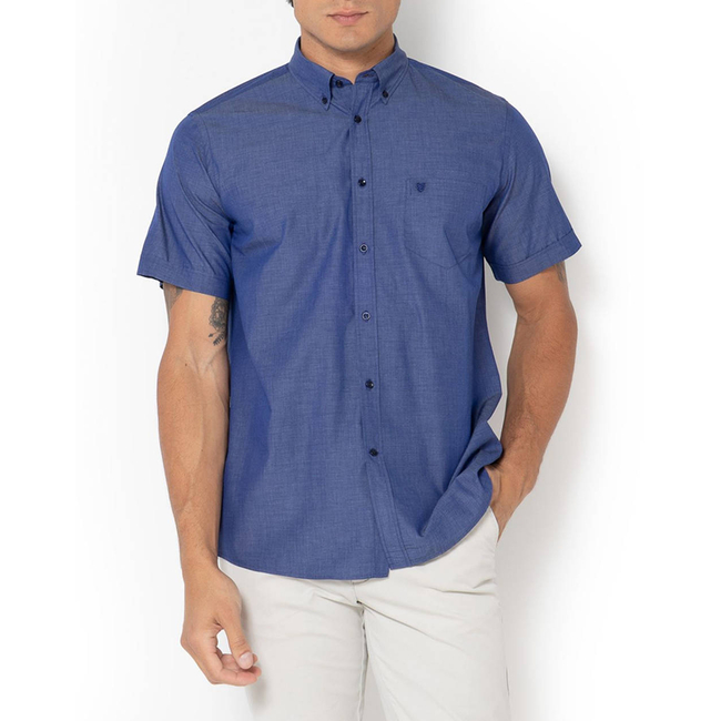Product THE BOSTONIANS  ΠΟΥΚΑΜΙΣΟ FIL A FIL REGULAR FIT Plain FIL A FIL Button-down Regular Fit base image