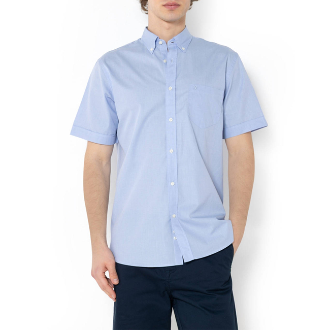 Product THE BOSTONIANS  ΠΟΥΚΑΜΙΣΟ FIL A FIL REGULAR FIT Plain FIL A FIL Button-down Regular Fit base image