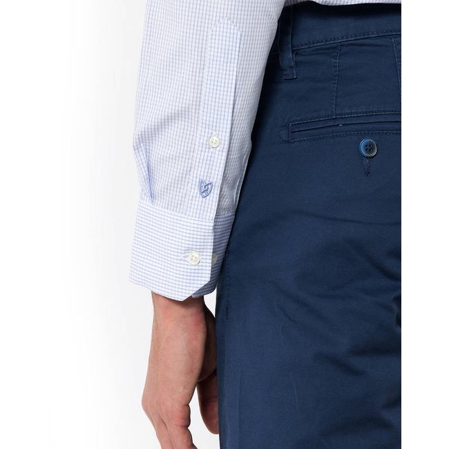 Product THE BOSTONIANS  ΠΟΥΚΑΜΙΣΟ CHESTER ΠΟΠΛΙΝΑ CUSTOM FIT MiniCheck POPLIN Semi-rex Custom Fit base image
