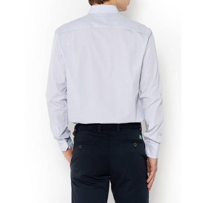 Product THE BOSTONIANS  ΠΟΥΚΑΜΙΣΟ ACORN ΠΟΠΛΙΝΑ CUSTOM FIT Stripe POPLIN Semi-rex Custom FIT base image
