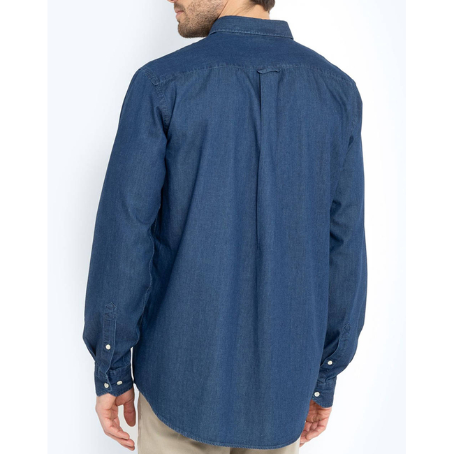 Product THE BOSTONIANS  ΠΟΥΚΑΜΙΣΟ DENIM REGULAR FIT Plain DENIM Button-down Regular Fit base image