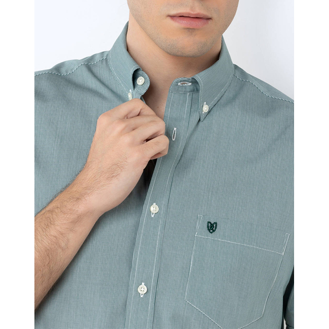Product THE BOSTONIANS  ΠΟΥΚΑΜΙΣΟ CHESTER ΠΟΠΛΙΝΑ REGULAR FIT MiniCheck POPLIN Button-down Regular Fit base image