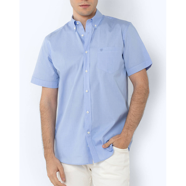 Product THE BOSTONIANS CHESTER POPLIN SHIRT REGULAR FIT MiniCheck POPLIN Button-down Regular Fit base image