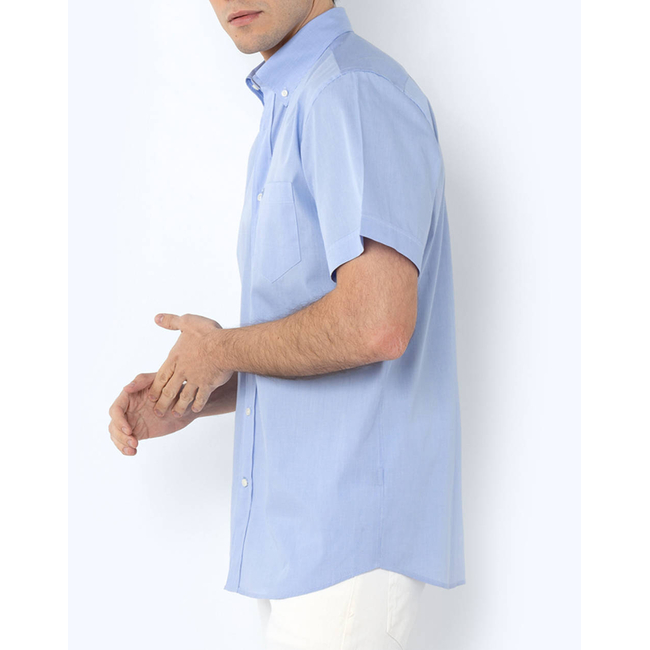 Product THE BOSTONIANS CHESTER POPLIN SHIRT REGULAR FIT MiniCheck POPLIN Button-down Regular Fit base image