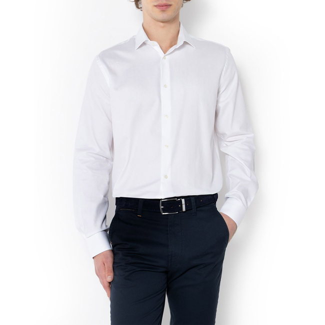 Product THE BOSTONIANS  ΠΟΥΚΑΜΙΣΟ DOBBY CUSTOM FIT Patterned DOBBY Semi-rex Custom Fit base image