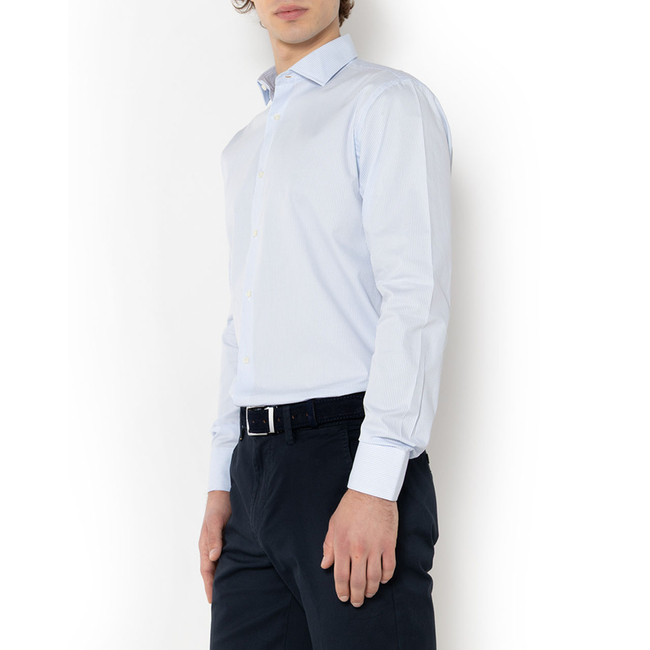 Product THE BOSTONIANS  ΠΟΥΚΑΜΙΣΟ DOBBY CUSTOM FIT Patterned DOBBY Semi-rex Custom Fit base image