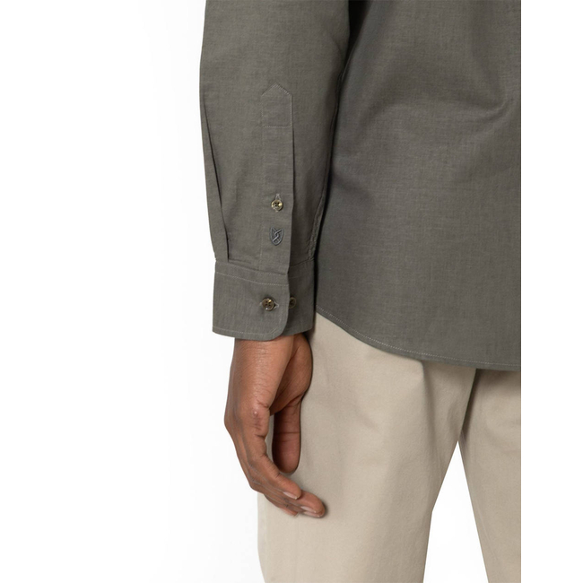 Product THE BOSTONIANS  ΠΟΥΚΑΜΙΣΟ ΒΑΜΒΑΚΙ ΛΙΝΟ CUSTOM FIT Plain COTTONLINEN Mao CustomFit base image