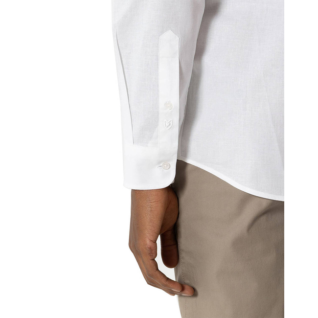 Product THE BOSTONIANS  ΠΟΥΚΑΜΙΣΟ ΒΑΜΒΑΚΙ ΛΙΝΟ CUSTOM FIT Plain COTTONLINEN Mao CustomFit base image