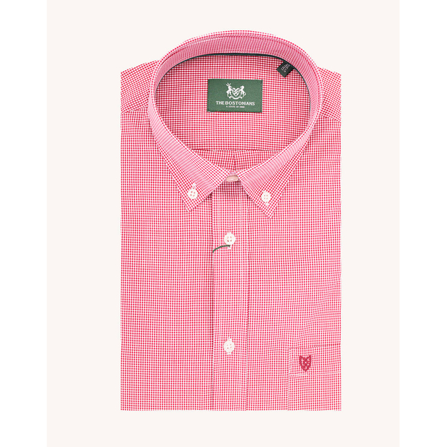 Product THE BOSTONIANS  ΠΟΥΚΑΜΙΣΟ CHESTER ΠΟΠΛΙΝΑ REGULAR FIT MiniCheck POPLIN Button-down Regular Fit base image