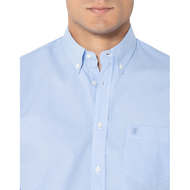 Product THE BOSTONIANS  ΠΟΥΚΑΜΙΣΟ CHESTER ΠΟΠΛΙΝΑ REGULAR FIT MiniCheck POPLIN Button-down Regular Fit base image