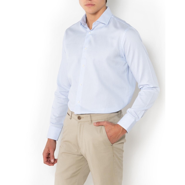 Product THE BOSTONIANS  ΠΟΥΚΑΜΙΣΟ DOBBY CUSTOM FIT Patterned DOBBY Semi-rex Custom Fit base image