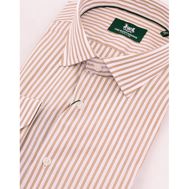 Product THE BOSTONIANS ACORN POPLIN SHIRT CUSTOM FIT Stripe POPLIN Semi-rex Custom FIT base image
