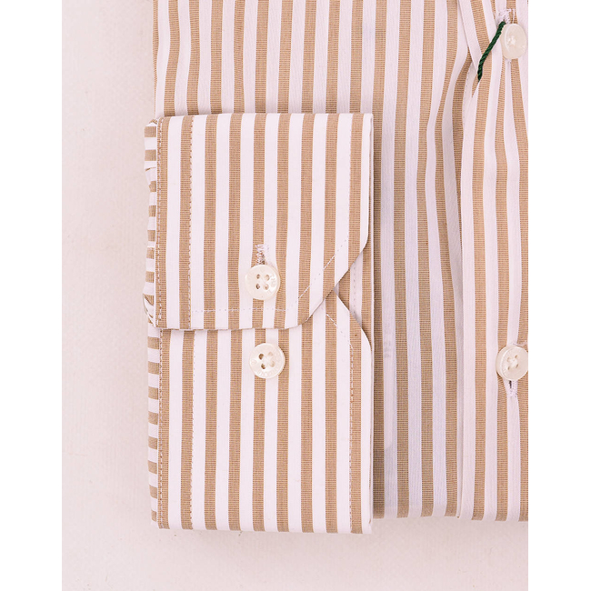Product THE BOSTONIANS ACORN POPLIN SHIRT CUSTOM FIT Stripe POPLIN Semi-rex Custom FIT base image