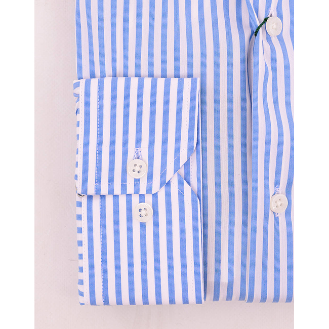 Product THE BOSTONIANS ACORN POPLIN SHIRT CUSTOM FIT Stripe POPLIN Semi-rex Custom FIT base image