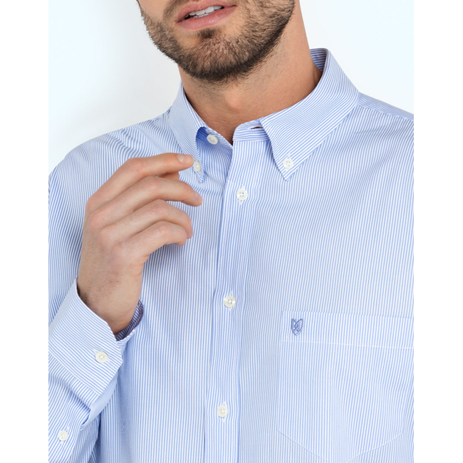 Product THE BOSTONIANS ACORN POPLIN SHIRT REGULAR FIT Stripe POPLIN Button-down Regular Fit base image