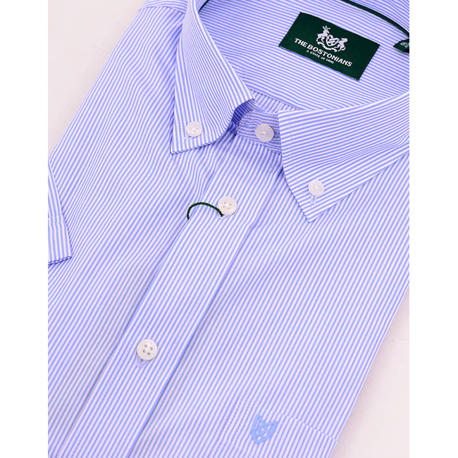 Product THE BOSTONIANS  ΠΟΥΚΑΜΙΣΟ ACORN ΠΟΠΛΙΝΑ REGULAR FIT Stripe POPLIN Button-down Regular Fit base image