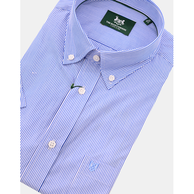 Product THE BOSTONIANS ACORN POPLIN SHIRT REGULAR FIT Stripe POPLIN Button-down Regular Fit base image