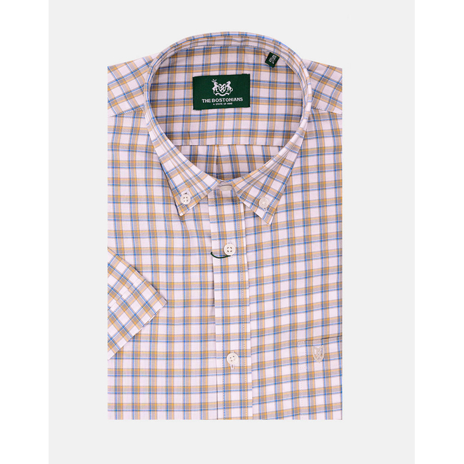Product THE BOSTONIANS MAVERICK OXFORD REGULAR FIT SHIRT MedCheck OXFORD Button-down Regular fit base image