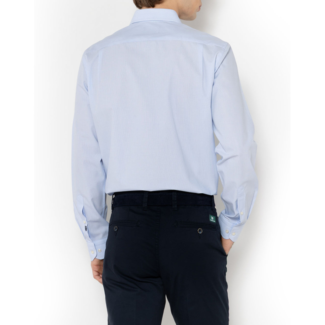 Product THE BOSTONIANS  ΠΟΥΚΑΜΙΣΟ CHESTER ΠΟΠΛΙΝΑ CUSTOM FIT MiniCheck POPLIN Semi-rex Custom Fit base image
