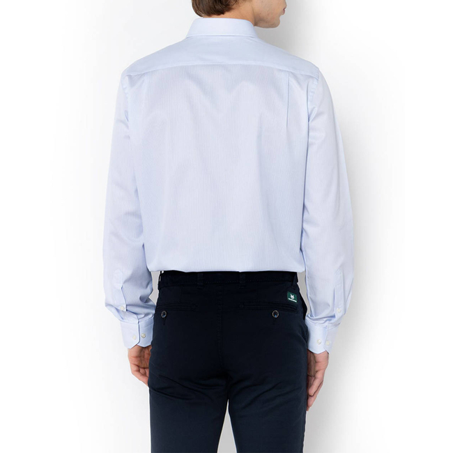 Product THE BOSTONIANS  ΠΟΥΚΑΜΙΣΟ ACORN ΠΟΠΛΙΝΑ CUSTOM FIT Stripe POPLIN Semi-rex Custom FIT base image