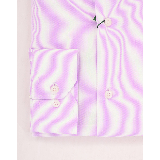 Product THE BOSTONIANS  ΠΟΥΚΑΜΙΣΟ ACORN ΠΟΠΛΙΝΑ CUSTOM FIT Stripe POPLIN Semi-rex Custom FIT base image