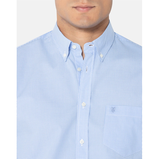 Product THE BOSTONIANS  ΠΟΥΚΑΜΙΣΟ CHESTER ΠΟΠΛΙΝΑ REGULAR FIT MiniCheck POPLIN Button-down Regular Fit base image