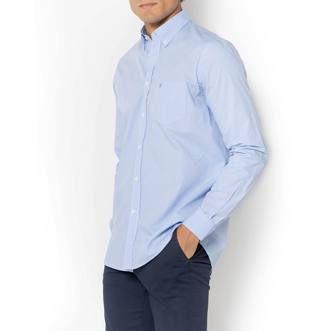 Product THE BOSTONIANS  ΠΟΥΚΑΜΙΣΟ CHESTER ΠΟΠΛΙΝΑ REGULAR FIT MiniCheck POPLIN Button-down Regular Fit base image