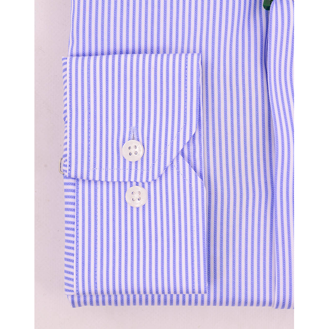Product THE BOSTONIANS  ΠΟΥΚΑΜΙΣΟ ACORN ΠΟΠΛΙΝΑ CUSTOM FIT Stripe POPLIN Semi-rex Custom FIT base image