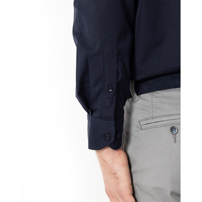 Product THE BOSTONIANS  ΠΟΥΚΑΜΙΣΟ ΠΟΠΛΙΝΑ CUSTOM FIT Plain POPLIN Classic Custom Fit base image