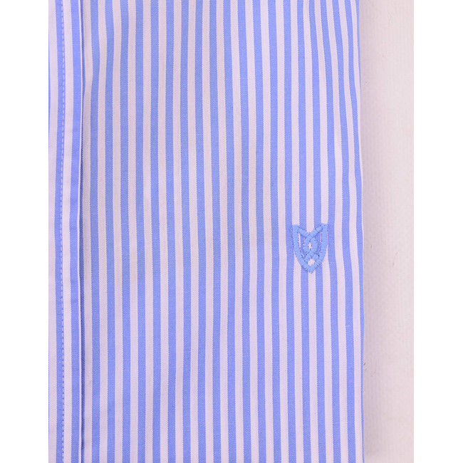 Product THE BOSTONIANS ACORN POPLIN SHIRT REGULAR FIT Stripe POPLIN Button-down Regular Fit base image
